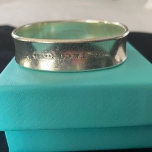 Authentic Tiffany square Bangle bracelet